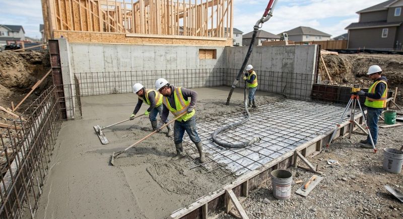 Basement Concrete Installation in Delaware County, PA
