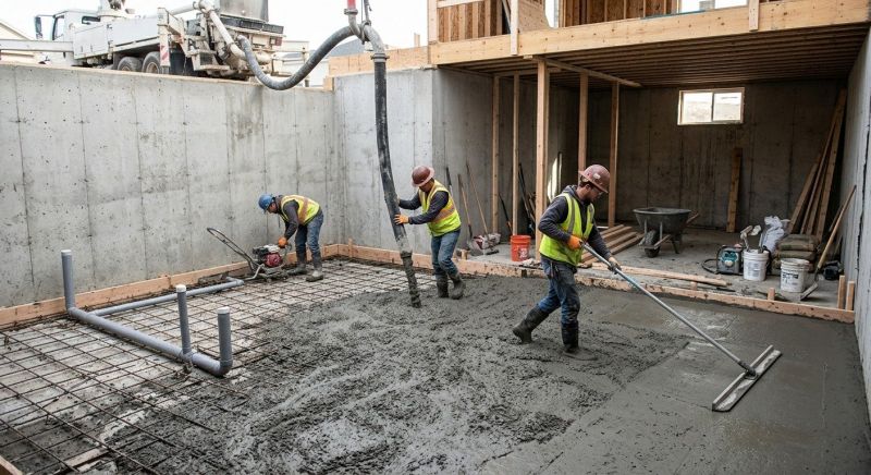 Basement Concrete Installation in Haddon Heights, NJ