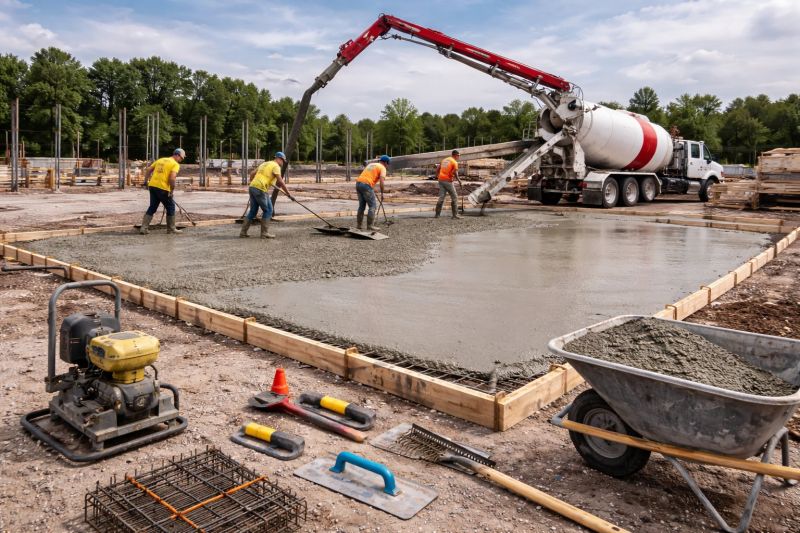 Commercial Slab Construction in Deptford, NJ