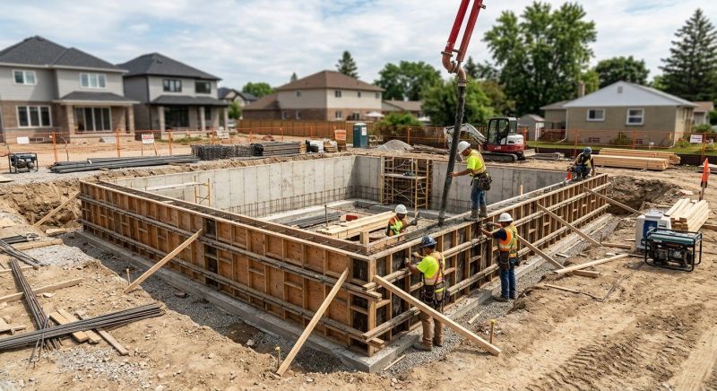 Foundation Construction in Berwyn, PA