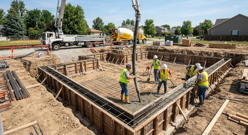 Foundation Construction in Malvern, PA