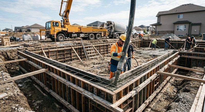 Foundation Wall Pouring in Ardmore, PA