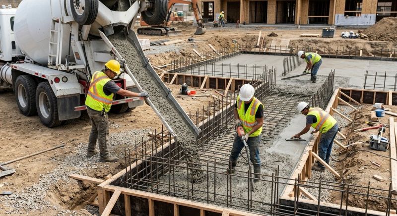 Foundation Wall Pouring in Audubon, NJ
