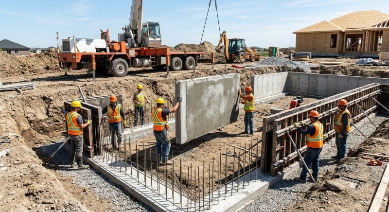 Foundation Wall Pouring in Devon, PA
