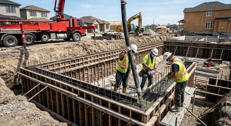 Foundation Wall Pouring in Voorhees, NJ